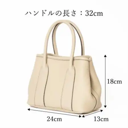 HEDGE 身軽に使えるミニトートバッグ　ティエ[SSサイズ] シュリンク型押しサンドベージュ【配送不可地域：沖縄県】【1736910】
