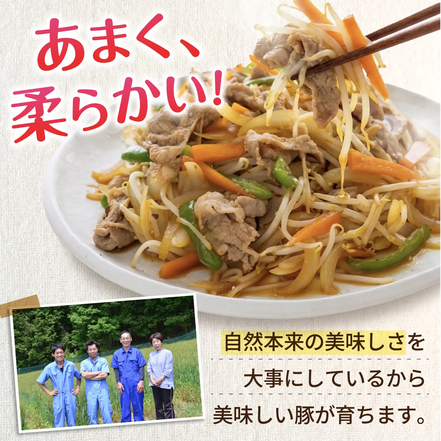 《バラ凍結》あんしん豚 モモ・カタ こま切れ 2kg（500g×4袋）豚肉 豚こま 豚コマ 豚小間 大容量 薄切り 国産 国産豚肉 無薬 無薬育ち 冷凍 白川町 / 藤井ファーム[AWAF097]