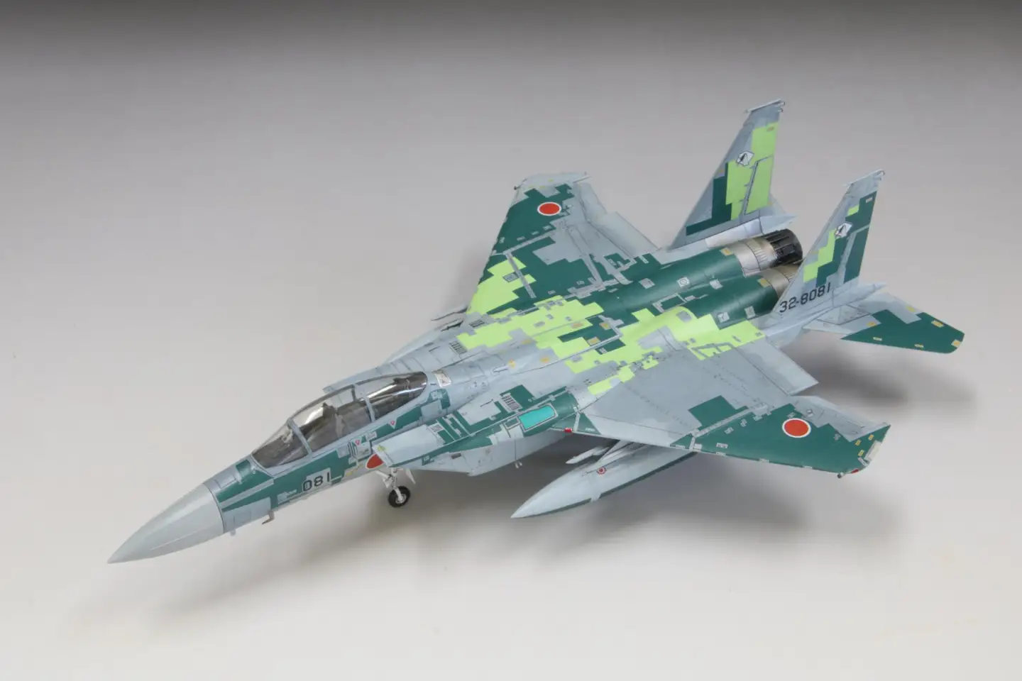 航空自衛隊 F-15DJ アグレッサー　[デジタル迷彩 緑]