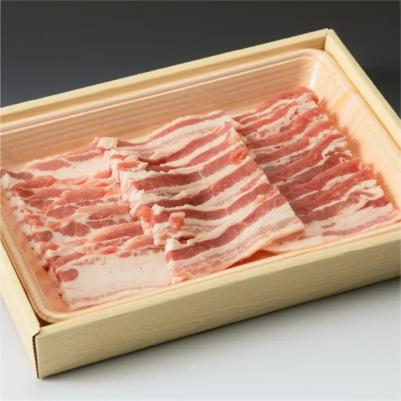 ヤシオポーク匠豚バラカルビ焼き肉用400g ns145-006