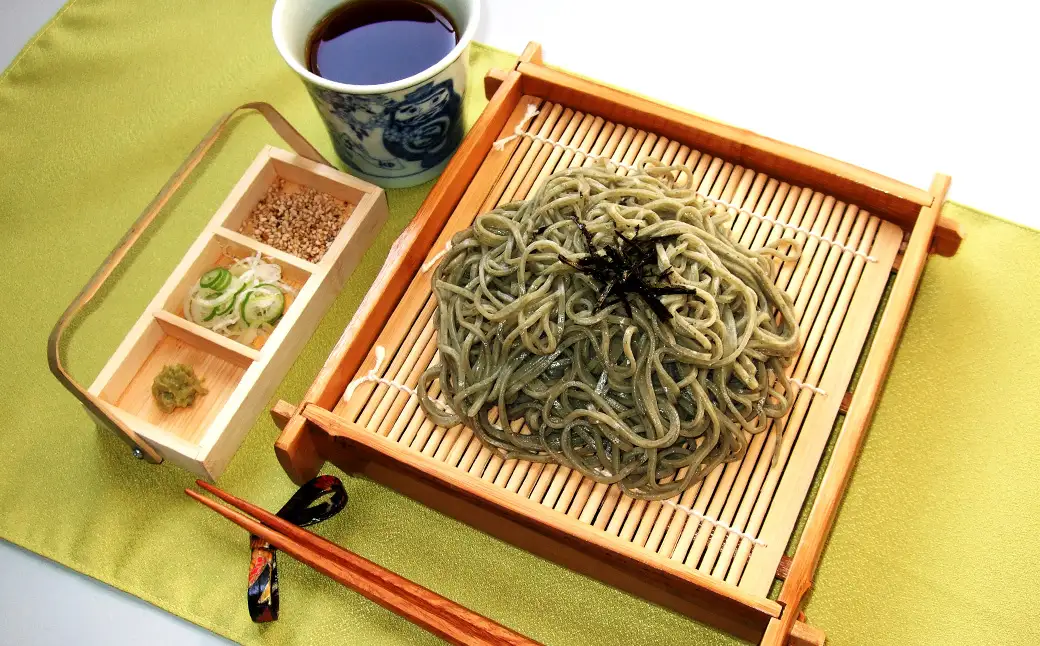 蔵のまち よもぎそば　10入　蕎麦　そば　セット　ギフト　お土産　グルメ　【07208-0886】