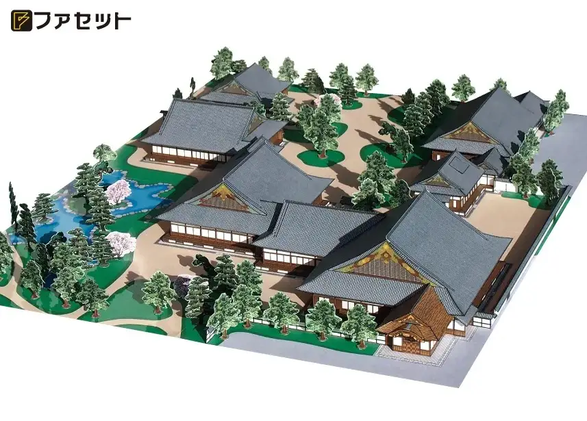 1258 国宝 二条城 二之丸御殿ペーパークラフト