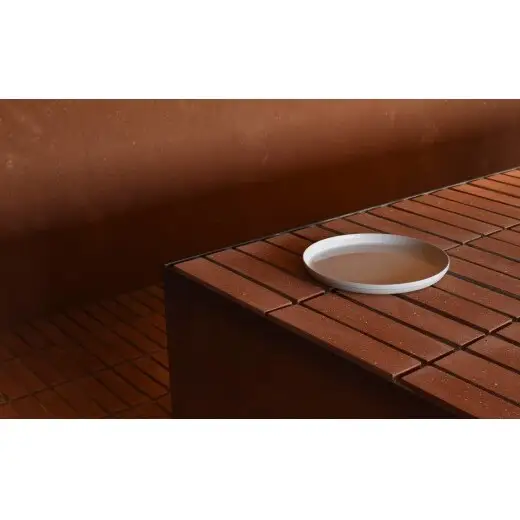 1616/ CMA Stack Flat 205 Earth Grey 2枚セット【1616/arita japan】有田焼 セシリエ・マンツ 北欧 デンマーク 食器 器 うつわ 皿 プレート グレー シンプル スタッキング シック モダン ギフト A24-214