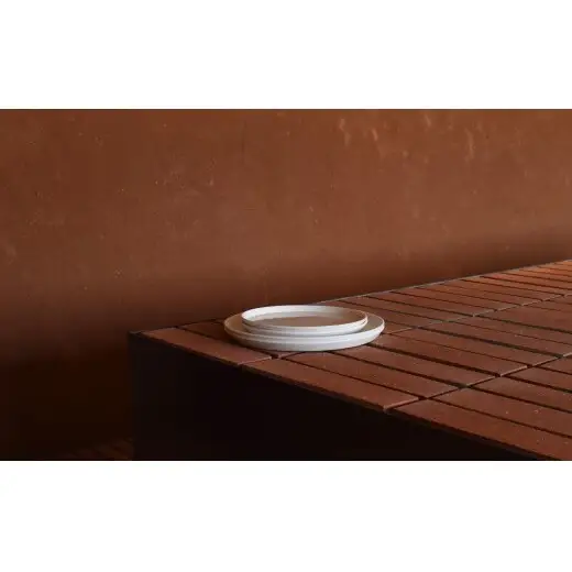 1616/ TY Round Plate 160 & 200 White 各2枚セット【1616/arita japan】有田焼 セシリエ・マンツ 北欧 デンマーク 食器 器 うつわ 皿 プレート 白磁 ホワイト シンプル シック モダン ギフト A35-706