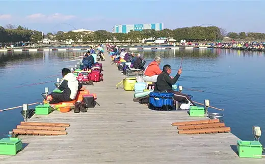 ～つり処椎の木湖～ 1日ご招待券 5枚 ヘラブナ 釣り堀 【へら鮒釣り】