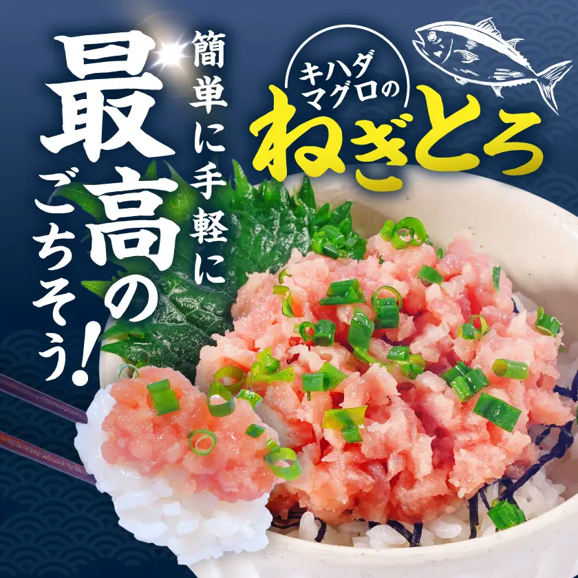 キハダマグロの極み！ねぎとろ60g×8パック〔12-M3-004-8〕_(都城市) ネギトロ丼 まぐろ 手巻き寿司