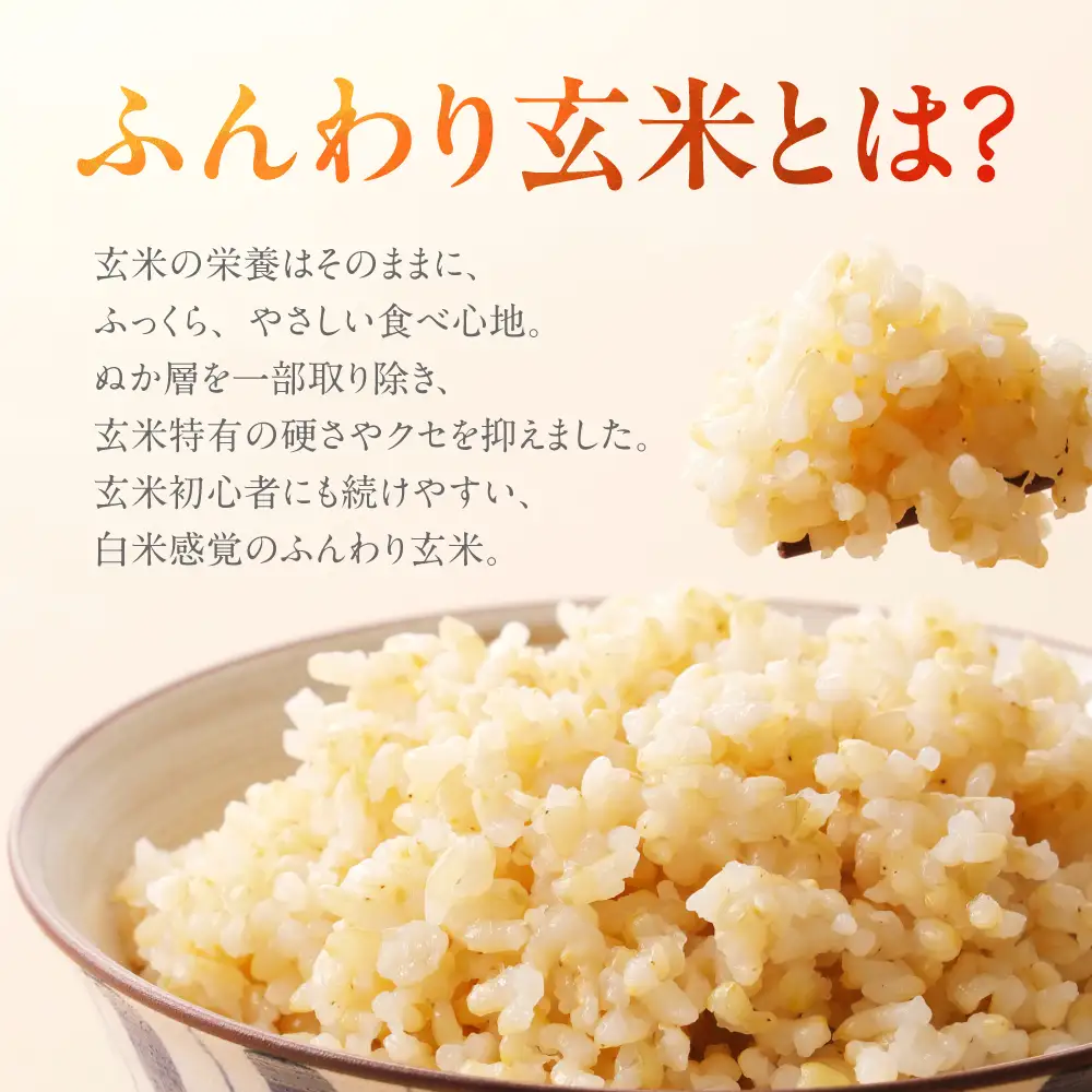 ≪令和7年度産≫ プロが厳選 ふんわり玄米玄米 ハツシモ 5kg｜玄米