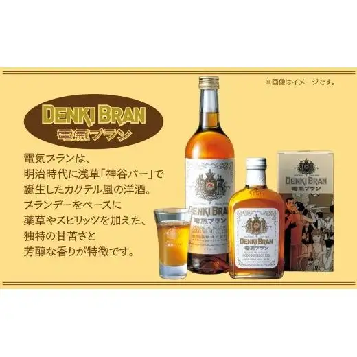 浅草 神谷バー 電気ブラン 40度 360ml 2本 甘苦い ブランデー スピリッツ お酒 酒 アルコール アルコール飲料 40% ハーブ香 ストレート ロック ソーダ割り コーラ割り ハイボール お取り寄せ ご当地 送料無料 千葉県 松戸市