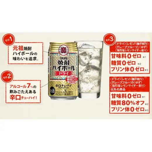 宝酒造 タカラ 焼酎 ハイボール ゆず 350ml 24本 酒 サイダー割り アルコール 缶チューハイ ギフト 父の日 母の日 お酒 おすすめ 酎ハイ 7％ 辛口 甘味料ゼロ 糖質ゼロ プリン体ゼロ 1ケース 缶 栗原酒販 千葉県 松戸市