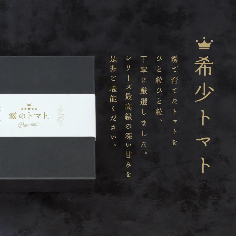 【予約受付】１月以降発送【霧で育てた濃厚な味】霧のトマトPremium　150ｇ×１パック