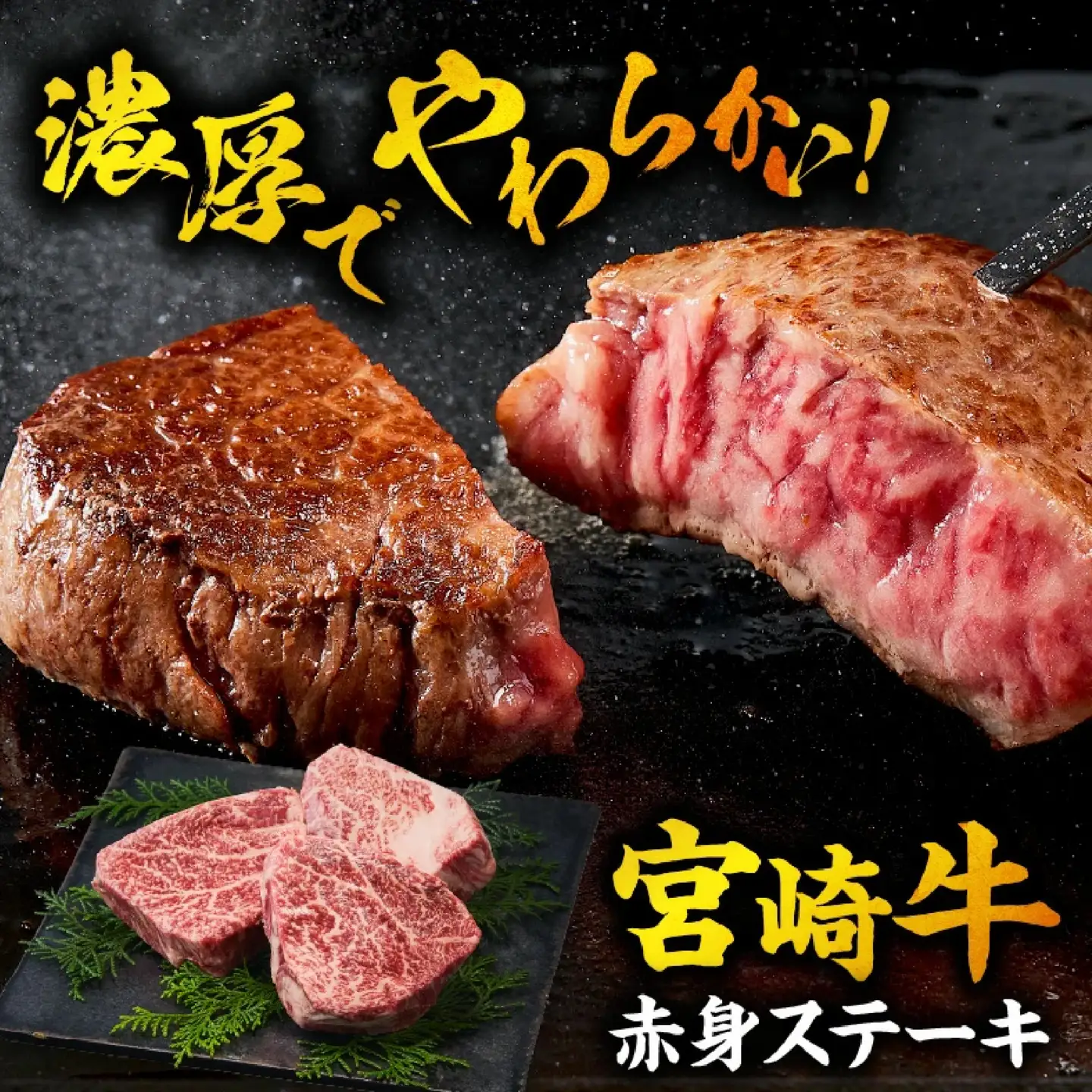 【A5等級宮崎牛】赤身ステーキ（小林市産 牛肉 和牛 特選 贅沢 厳選和牛 ブランド牛 ギフト 贈答）