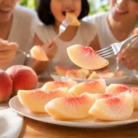 【山梨県山梨市産】加納岩の桃 旬のおまかせ 2kg(6玉)贈答用 ～世界農業遺産地域からお届け～【配送不可地域：離島・沖縄県】【1739294】