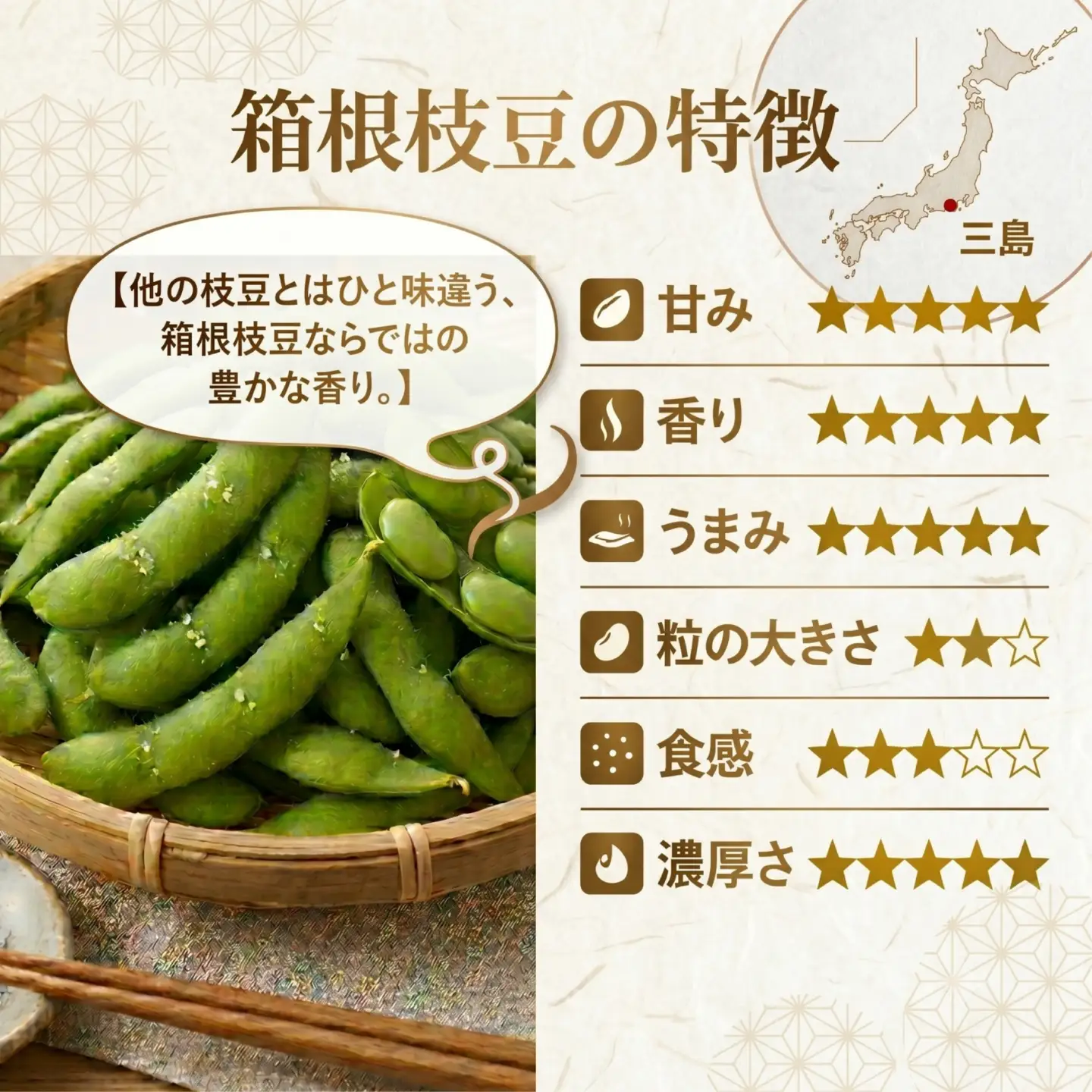箱根枝豆 約1kg (250g×4袋) 小分け 枝豆 えだまめ