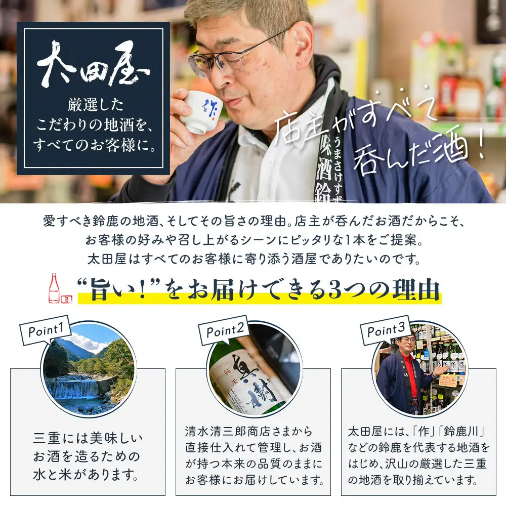 鈴鹿川　純米吟醸 750ml