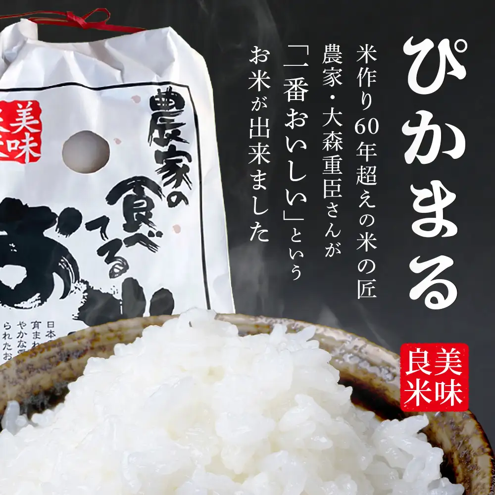 【お米 定期便 2回】令和8年産 新米 多良木町産 ぴかまる 5kg ×2回配送 ＼ 農家が食べる お米／ 10kg 米 定期便 熊本県産 新米 甘み 美味しい米 米 白米 精米 熊本 065-0642