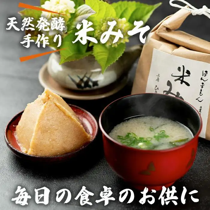 ほんまもん米みそ（800g×5個）