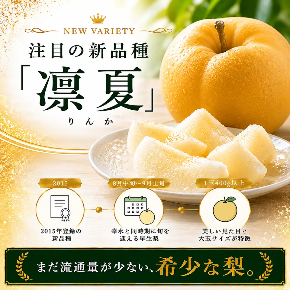 【ふるさと納税】＜梨 凛夏りんか 【期間・数量限定】＞梨 約3kg 4～7玉 フルーツ fruit 高知県 佐川町 黒岩梨生産者組合 【常温】