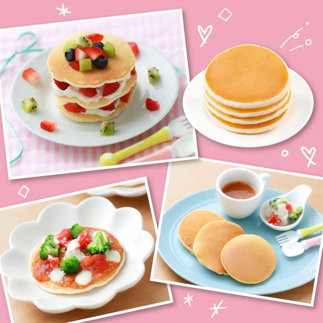 【 ピジョン 】 お米のパンケーキ プレーン ( 約8枚分 × 24個 )