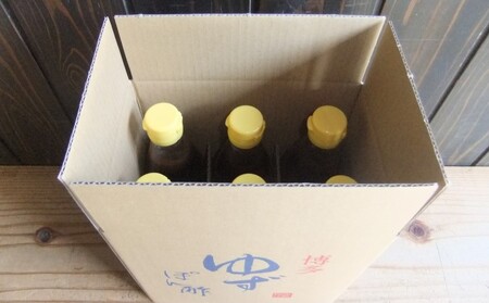 ぽん酢 ゆずぽん酢 博多 老舗 360ml×6本 セット 味付けぽん酢 調味料 ポン酢 果物類 柚子 完熟ゆず 水炊き 香り ノンオイルドレッシング 