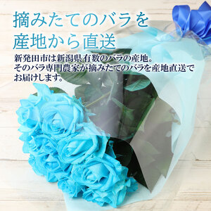 水色 バラ 花束 10本 薔薇 花束 花束 花束 花束 ブーケ 父の日 G07_01