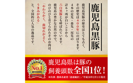 A-159 鹿児島県産！鹿児島黒豚のしゃぶしゃぶ鍋セット【九面屋】霧島市 国産 豚肉 スライス 詰め合わせ 食べ比べ