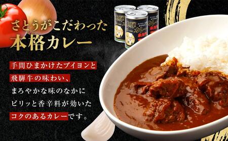 飛騨牛 入り カレー 3缶 キッチン飛騨 監修 さとうオリジナル ビーフカレー ファミリーストアさとう CY024