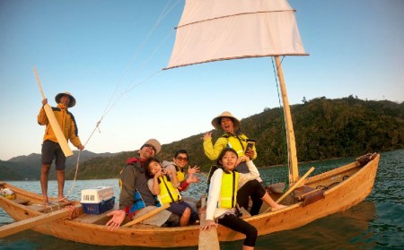 帆かけサバニ帆漕クルーズツアー（2名様）