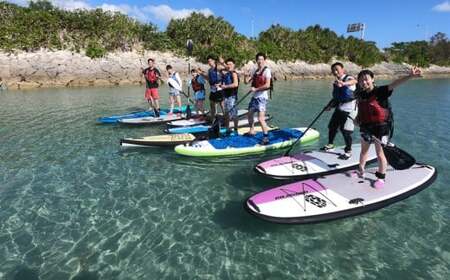 美ら島海道を冒険しよう！初心者大歓迎！初めてのSUP体験！【1名様】