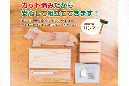 親子で DIY おび杉 小物入れ 自由研究 工作課題 簡単工作 木工 工作キット カット済 おうち時間 オリジナル 小学生 低学年 高学年 男の子 女の子 ペン入れ 国産 日用品 雑貨 インテリア 天然 飫肥杉 子供 遊び 教育 学習 おすすめ 宮崎県 日南市 送料無料_B223-23