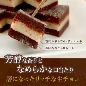 お菓子工房たつや 酒粕生チョコ2箱 スイーツ チョコレート 