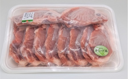 《旨味・甘味が違う》オリーブ 豚ロース 1kg トンカツ用 真空パック 10枚セット(100g×10枚) 豚肉 とんかつ 赤身のうま味 脂の甘味 ポーク 国産 冷凍 豚丼 焼き豚 豚ロースステーキ ローストポーク 豚の角煮 バーベキュー スライス 焼豚 