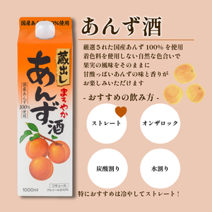 果実 リキュール 4本セット 酒 （梅・ゆず・ブルーベリー・あんず） 果実酒 リキュール 酒 東亜酒造