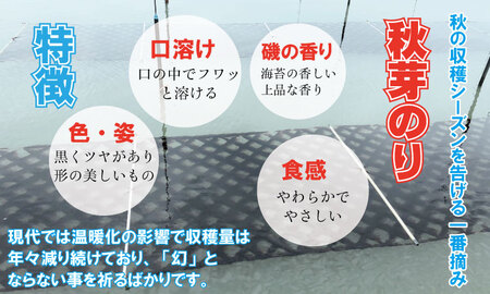 R7年産 幻の秋芽有明海苔（塩・焼き）セット  ひので水産 B140-044 海苔 のり