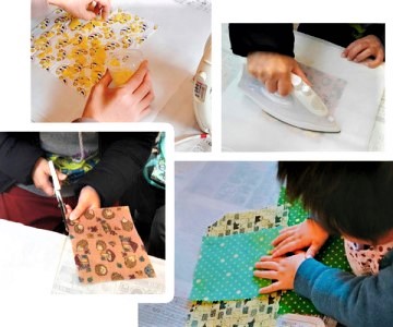 【アロマピア】みつばちラップ作り体験！ミツロウを使ったエコラップ作り（2名1組）