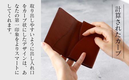 牛革名刺入れ 黒