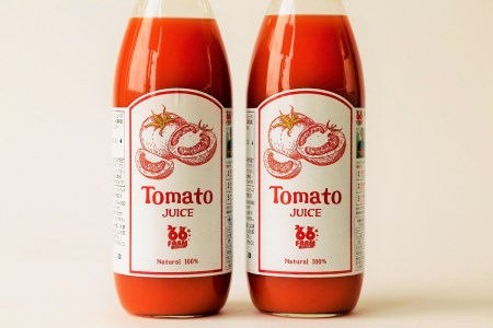 【無添加】トマトジュース～爽やかな旨味～２本セット（各1,000ml）〔10-16〕 
