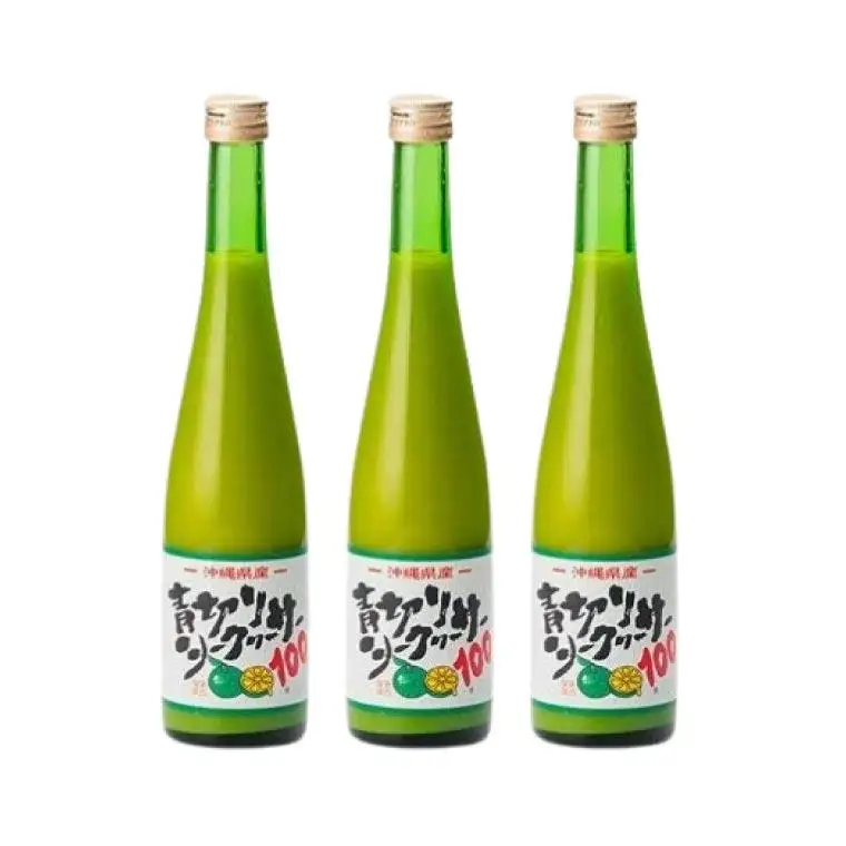 沖縄県産青切りシークヮーサー500ml 3本セット