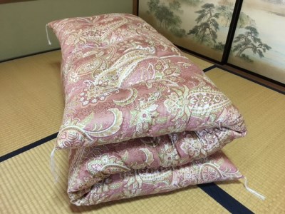 【浅井ふとん店】［抗菌・防ダニ］素朴なコットン敷布団/シングル・ピンク