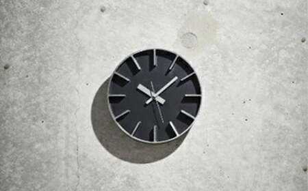 Edge Clock/ブラック（AZ-0115 BK）Lemnos レムノス 時計 インテリア  FAD-0280