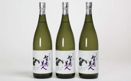 中野酒造 清酒 智恵美人 純米吟醸酒 1800ml 3本 セット【神田楽市】九州 大分県 受賞 日本酒 純米吟醸 一升 ＜105-031＞