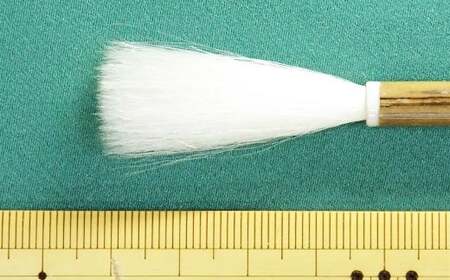 筆工房楽々堂の最上質羊毛筆＜054-013＞