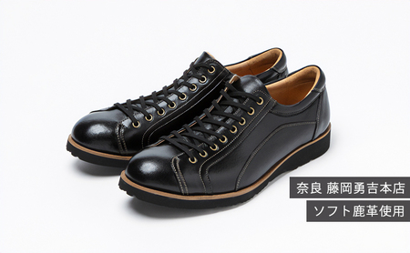 倭イズム ( ヤマトイズム ) 鹿革 シューズ YA3300 （ ブラック ） 26.0cm