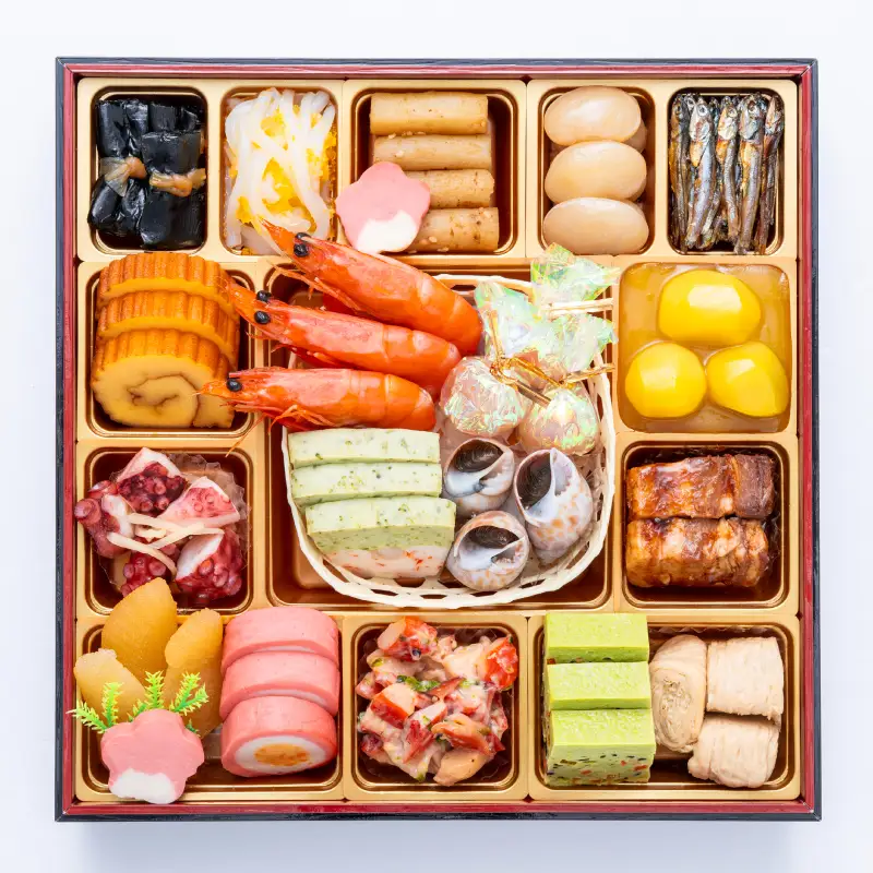 千賀屋謹製 2027年 迎春おせち料理「おもてなし」和風三段重 4～5人前 全58品 冷蔵おせち料理 ［035S04］ 