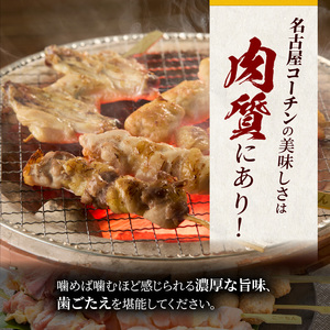 名古屋コーチン焼鳥　5種20本セット（もも・むね・手羽中・皮・つくね）[001T02]