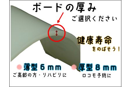 簡易型大腿四頭筋訓練器    「プッシュボード」(2種類から選択)[030M06]