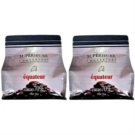 大東カカオ スペリオール エクアトゥール 2個セット(カカオ分70%)_ハイカカオ クーベルチュール チョコレート_【配送不可地域：離島】【1110629】