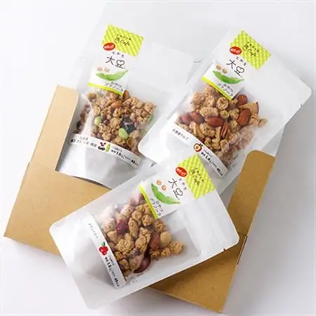 低糖大豆のおやつグラノーラ3Pセット_野菜 豆  まめ マメ    穀物加工品 _【1204955】