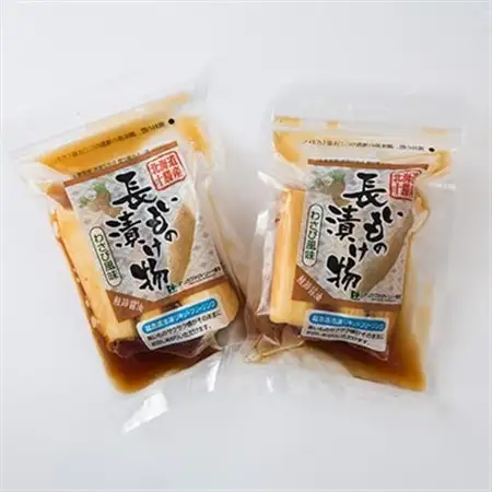 長いものわさび漬け(鮭節醤油)330g×3袋_惣菜・加工品  漬物 _【配送不可地域：離島】【1205946】
