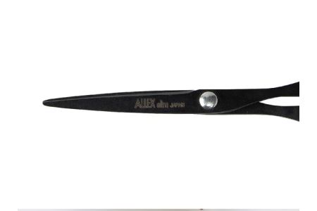 H7-158 ALLEX スリム100 Noir【レッド】スリムはさみ（11165R）
