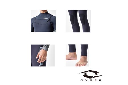 ウェットスーツ CYBER 3/2mm ZEST-LIMITED フルスーツ FALL/WINTER仕様  MLサイズ